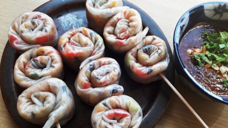 cách làm bánh tráng lụi