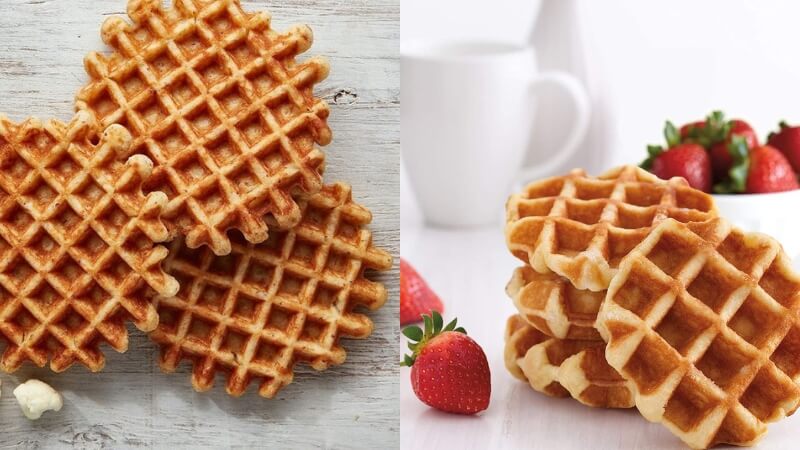 cách làm bánh waffle