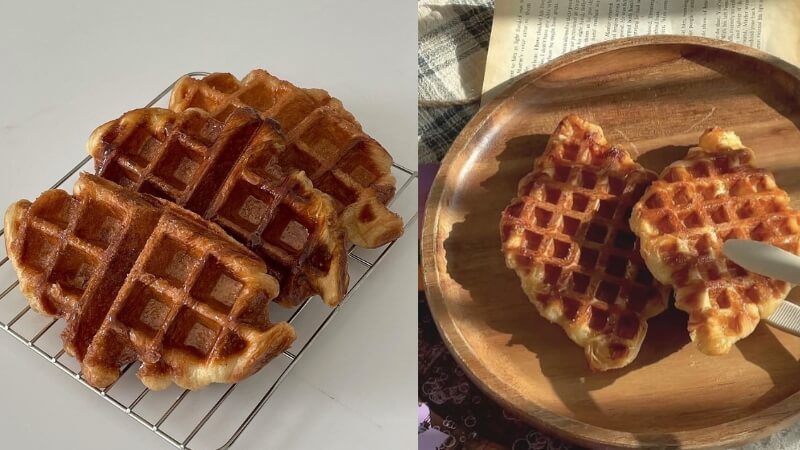 cách làm bánh waffle