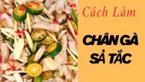 cách làm chân gà sả tắc