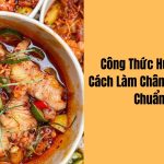 cách làm chân gà rút xương sốt thái