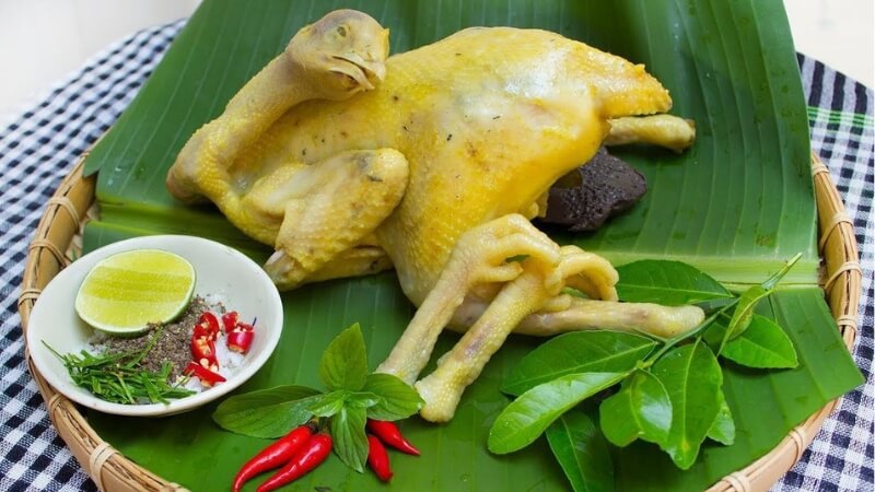hướng dẫn nấu gà hấp mía chuẩn vị truyền thống