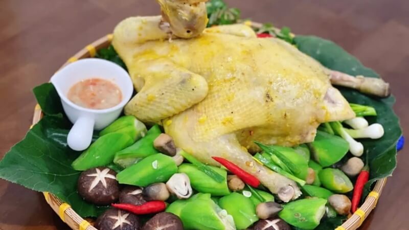 Cách Làm Gà Hấp Mướp ngon miệng, giữ trọn hương vị tự nhiên