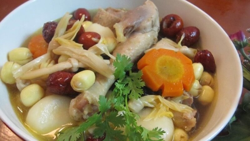 Cách Làm Gà Nấu Nấm thảo dược, thanh mát, dễ nấu