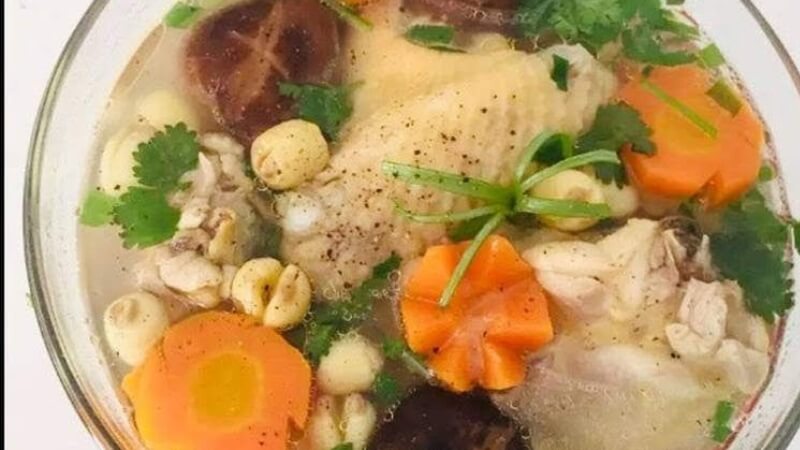 Cách Làm Gà Nấu Nấm thảo dược, thanh mát, dễ nấu