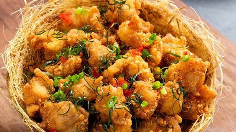 cách làm gà rang muối khó cưỡng