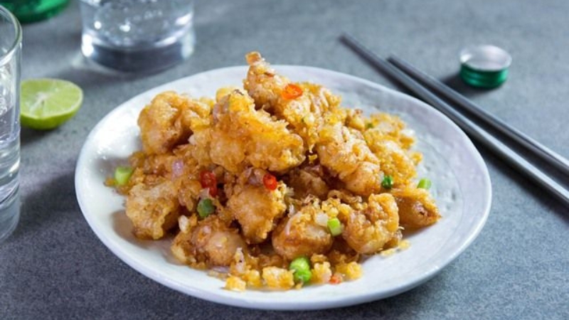 cách làm gà rang muối như nhà hàng