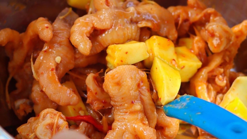 cách làm nước sốt thái chân gà