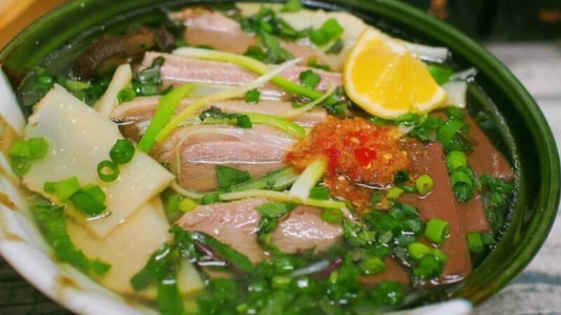 cách làm bún măng vịt