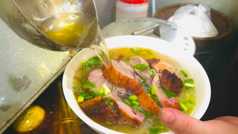 cách làm bún vịt quay