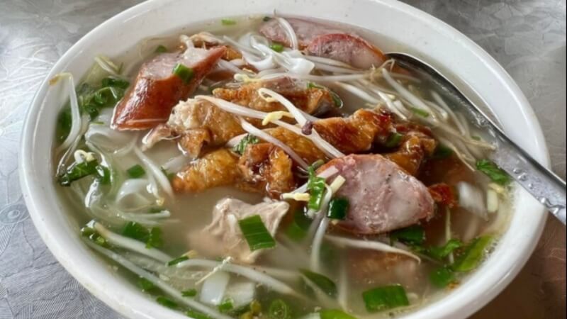 cách làm bún vịt quay