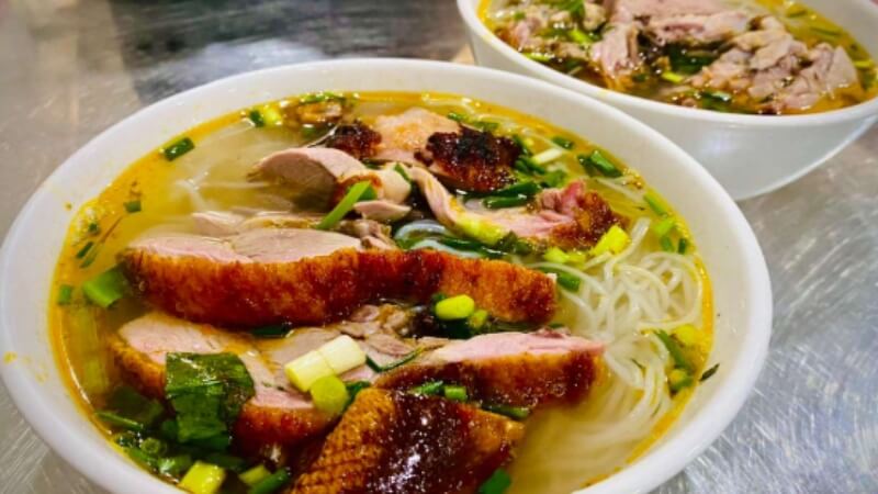 cách làm bún vịt quay