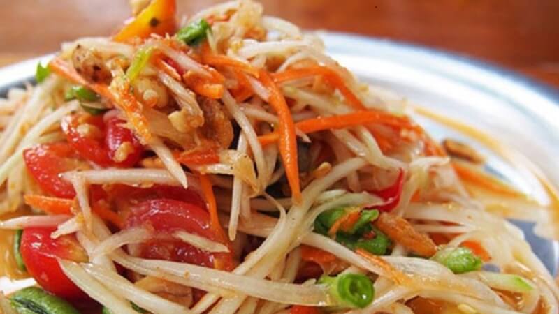 cách làm gỏi vịt đu đủ