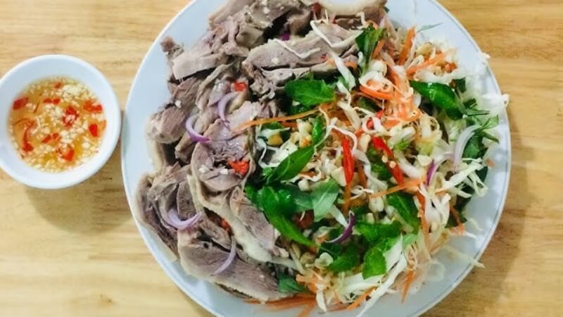 cách làm gỏi vịt đu đủ