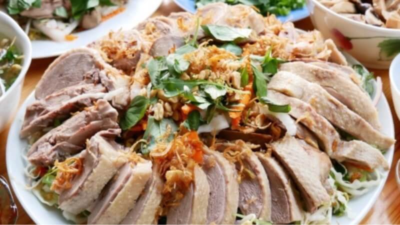 cách làm gỏi vịt rau răm