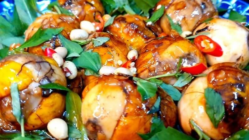 cách làm vịt lộn xào me