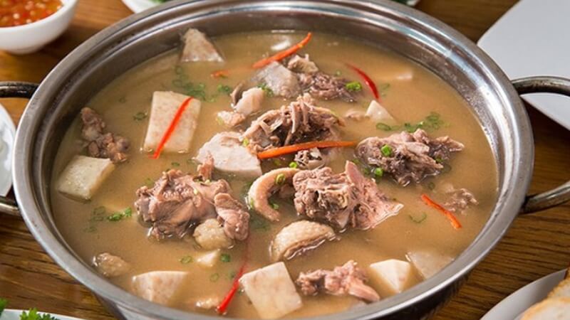 cách làm lẩu vịt thập cẩm