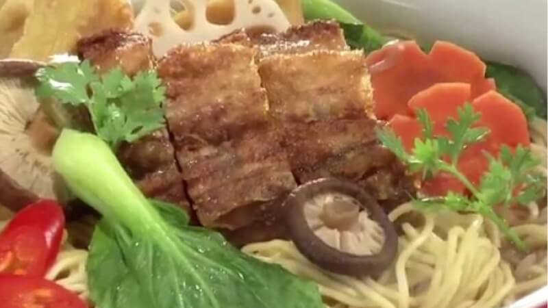 cách làm mì vịt tiềm chay