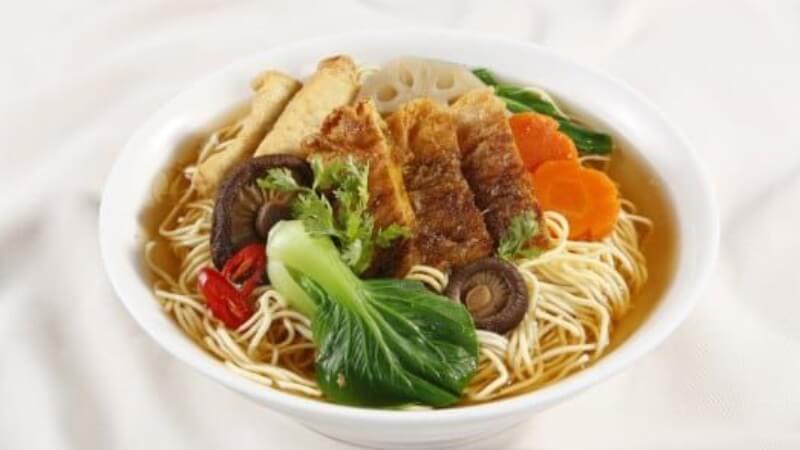 cách làm mì vịt tiềm chay