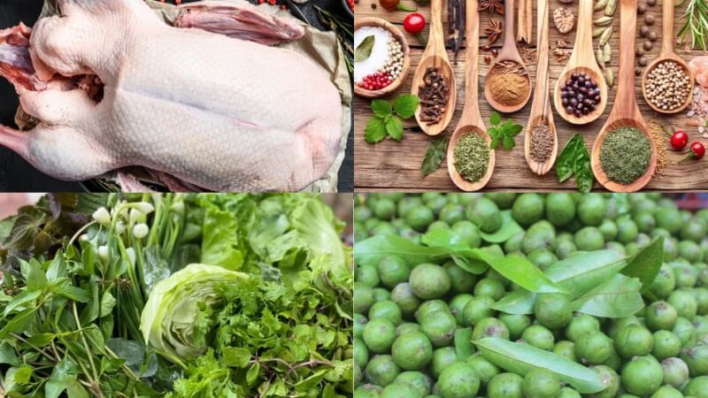 cách làm vịt om sấu ngon