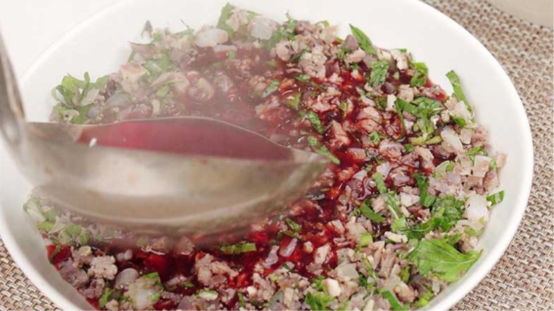 làm tiết canh vịt