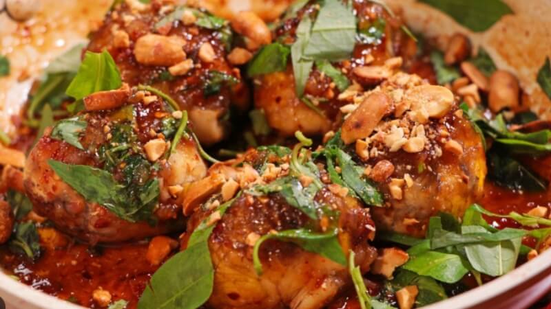 cách làm vịt lộn xào me