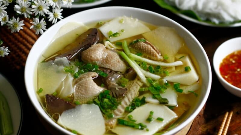 cách làm vịt nấu măng