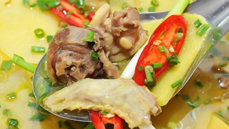 cách làm vịt nấu măng