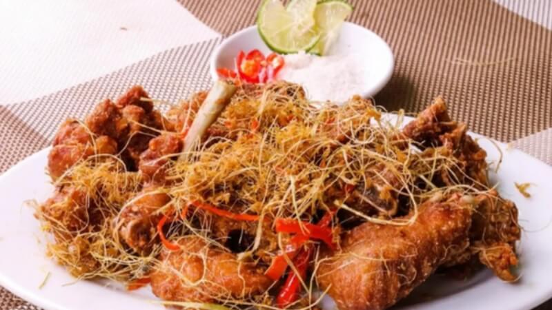 làm vịt rang muối