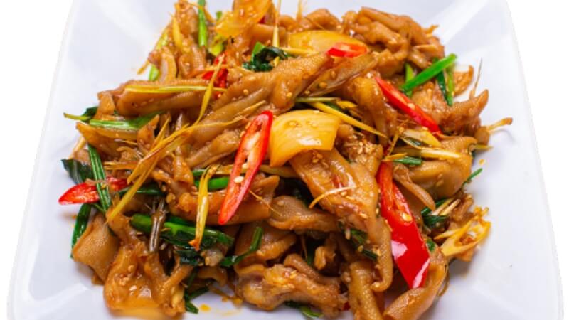 chân vịt rút xương làm món gì