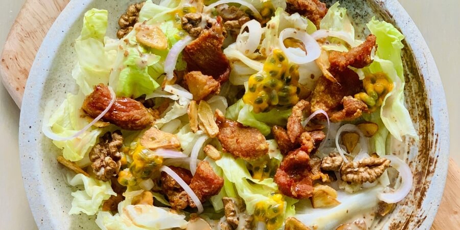 cách làm salad bắp cải