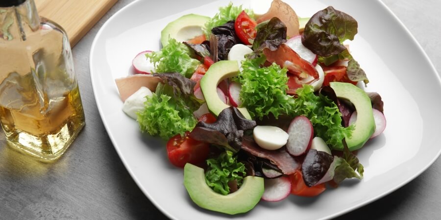 cách làm salad dầu giấm