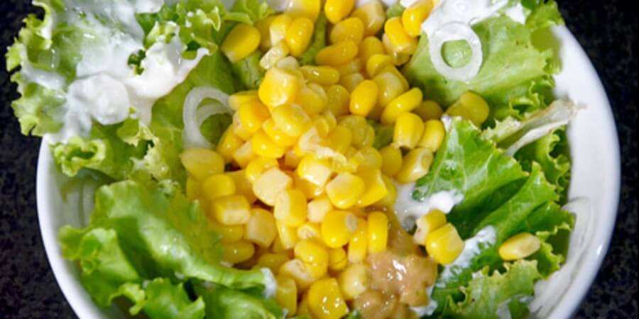 cách làm salad ngô
