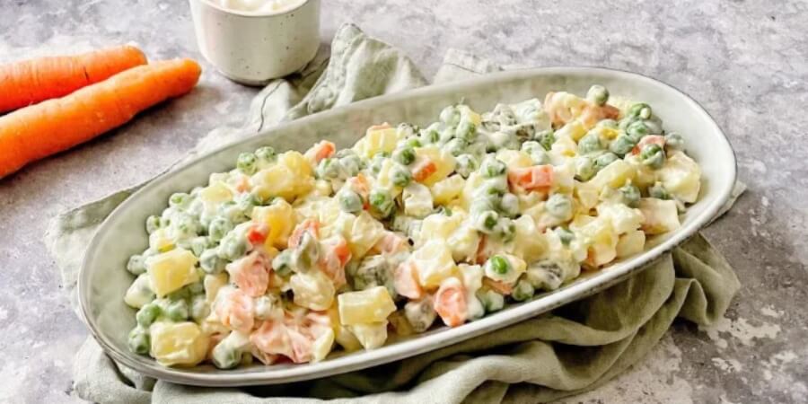 Cách làm salad nui