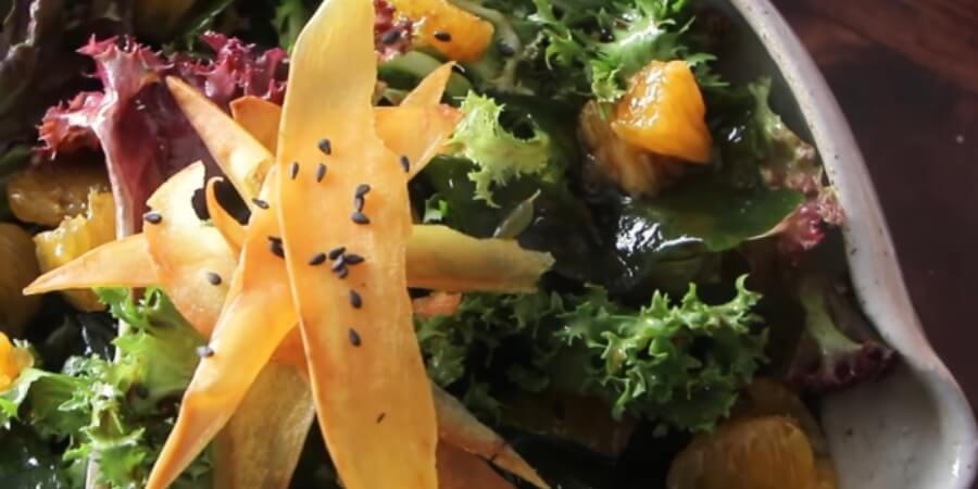 Cách làm salad rong biển khô