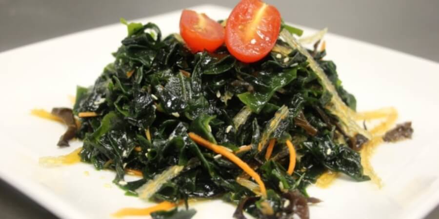 Cách làm salad rong biển khô