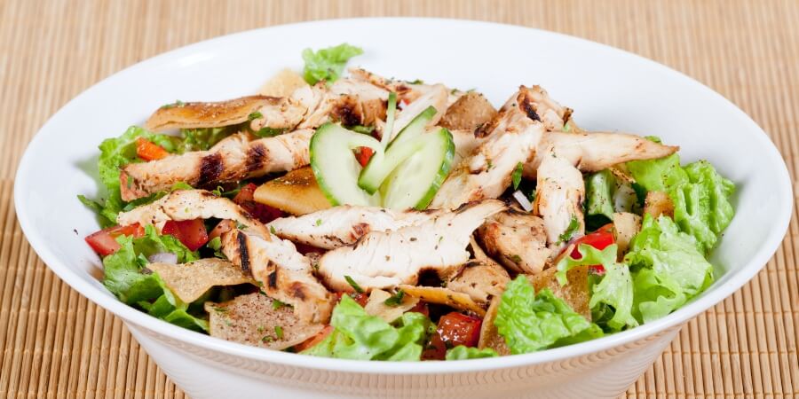 cách làm salad ức gà