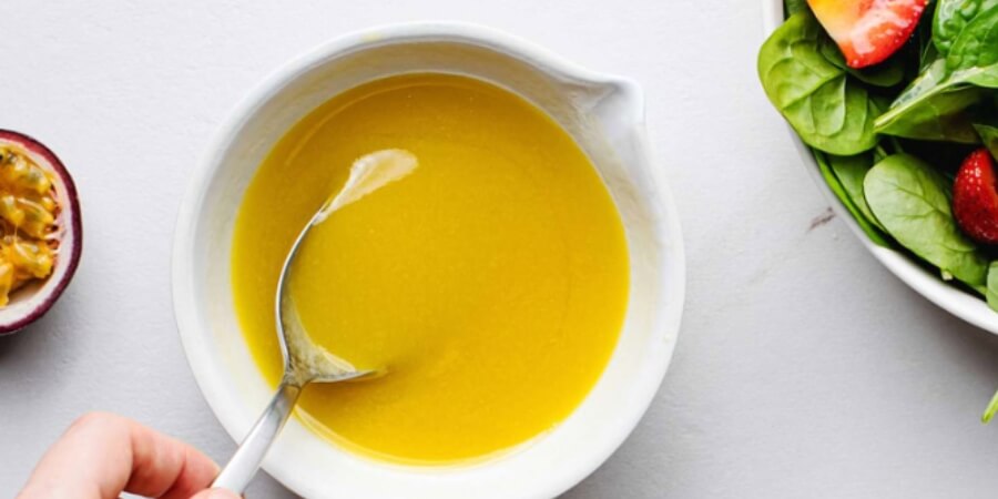 cách làm sốt cam trộn salad