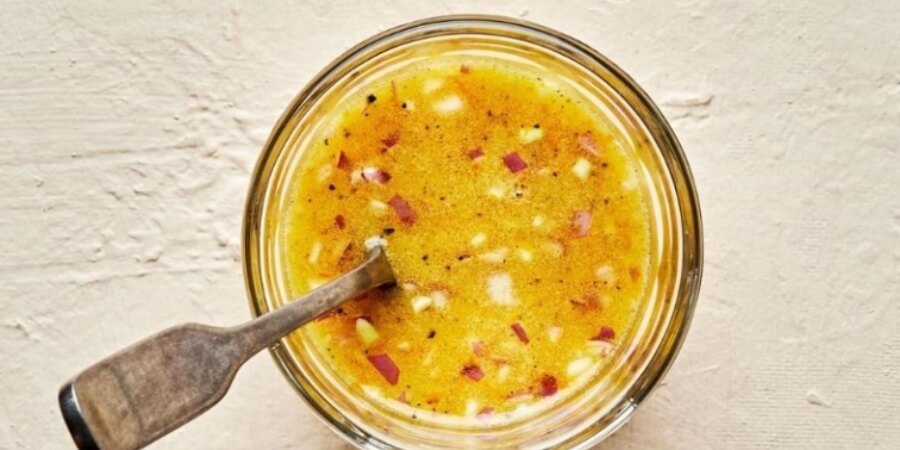 cách làm sốt cam trộn salad