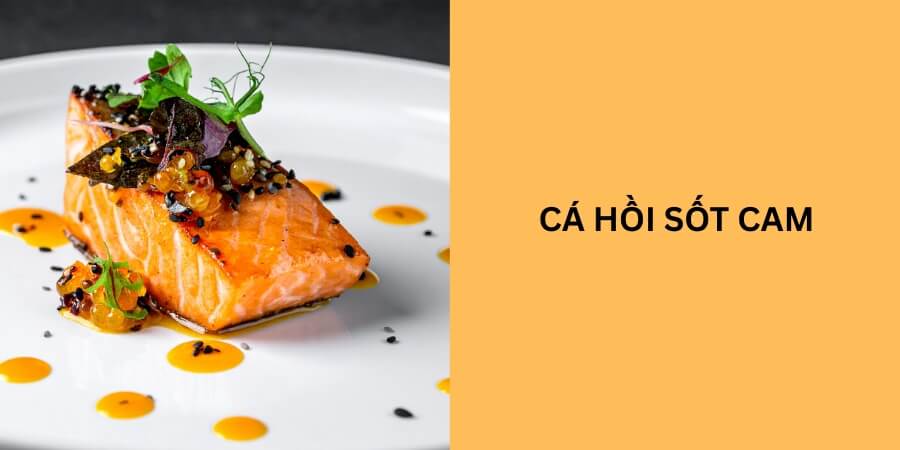 cá hồi sốt cam