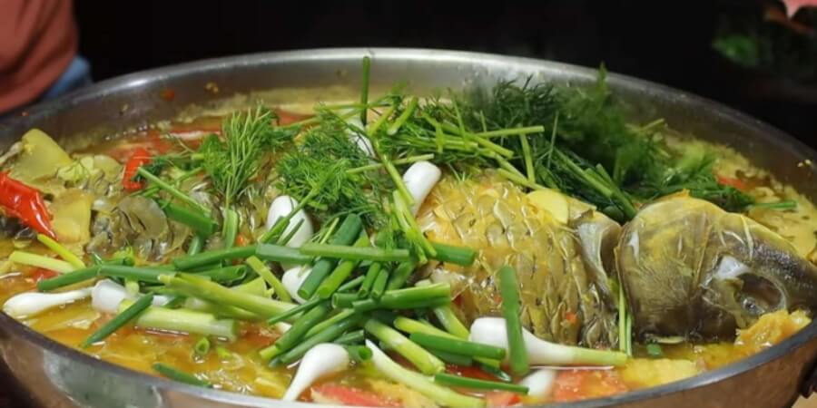 cách làm cá chép om dưa