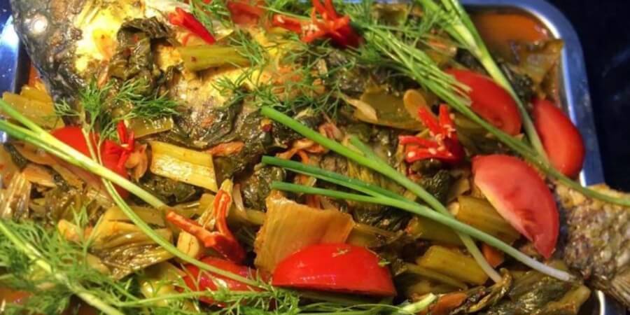 cách làm cá chép om dưa