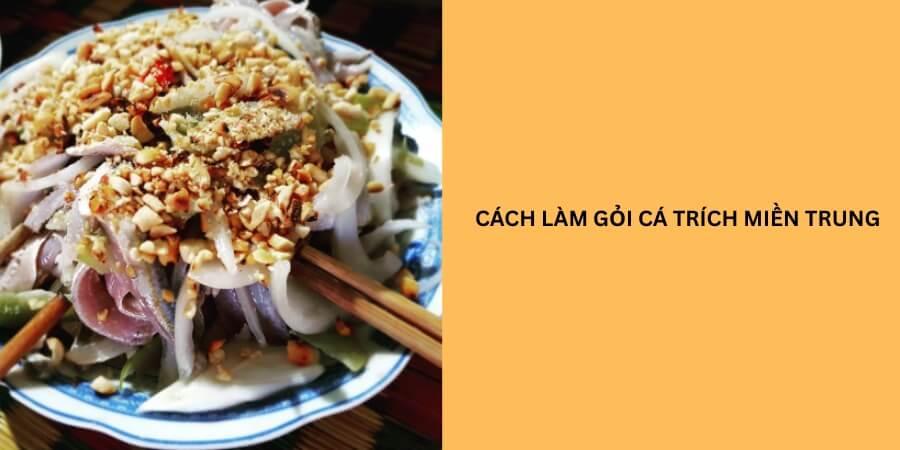 cách làm gỏi cá trích